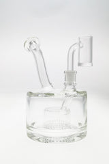 TAG 6.5" Super Slit Froth Puck Rig with Showerhead Percolator, Front View on White