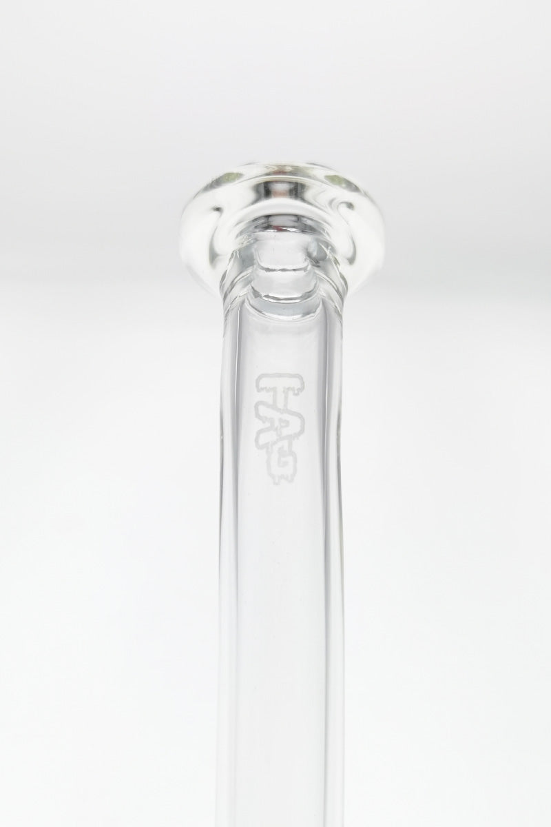TAG 6.5" Super Slit Froth Puck Rig with Showerhead Percolator Close-up