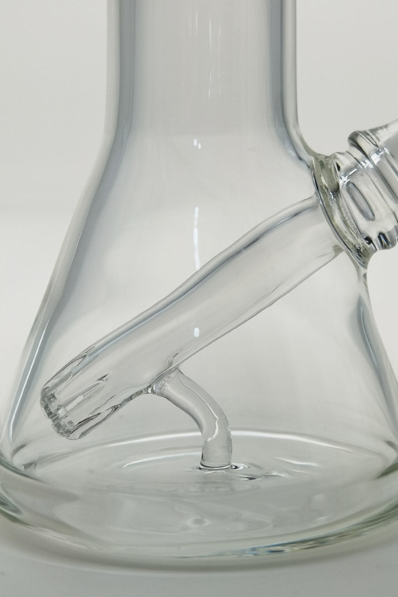 Close-up of TAG 7" Beaker Base with Fixed Showerhead Downstem for Bongs, 10MM Female Joint