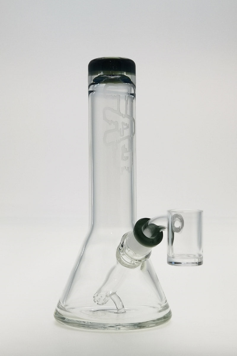 TAG 7" Beaker Dab Rig with Fixed Showerhead Downstem and 10MM Female Joint