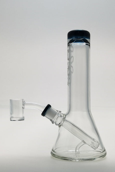 TAG 7" Beaker Dab Rig with Fixed Showerhead Downstem, 10MM Female Joint, Front View