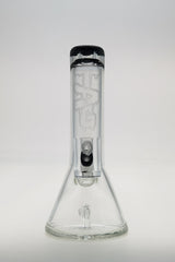 TAG 7" Beaker Dab Rig with Fixed Showerhead Downstem, 32x4MM, Front View on White