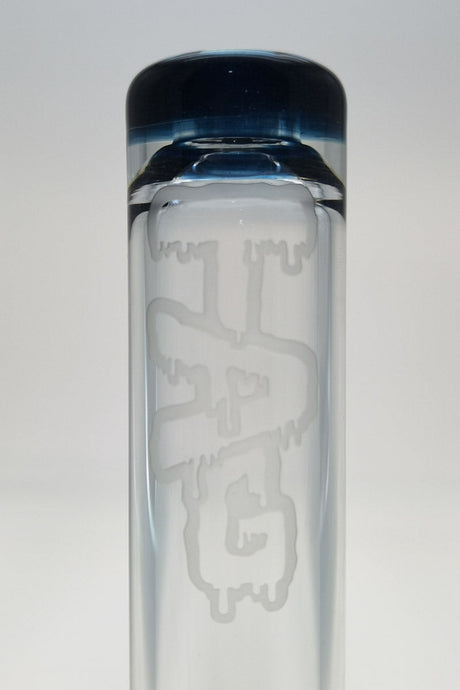 TAG 7" Beaker with Fixed Showerhead Downstem, 32x4MM, 10MM Female Joint, Close-up View