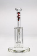 Thick Ass Glass - 7" Puck Diffuser Dab Rig with Bent Neck & Fixed Showerhead (14MM Female)