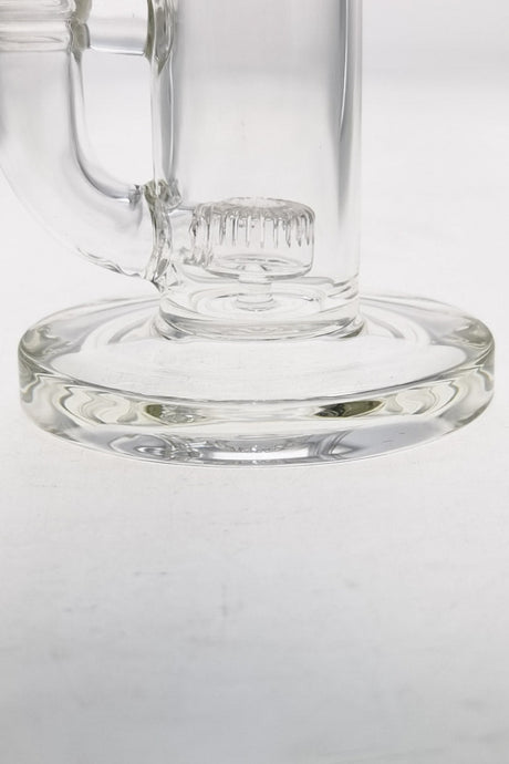 Close-up of TAG 7" Bent Neck Dab Rig with Fixed Showerhead Puck Diffuser