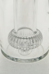 Close-up of TAG 7.25" Super Slit UFO Ashcatcher with Recycling E.C. - Clear Glass
