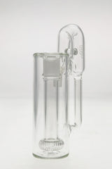 TAG 7.25" Super Slit UFO Ashcatcher with Recycling E.C., 18MM Male to Female, Clear Glass, Side View