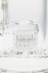 Close-up of TAG 7.5" Bent Neck Bong with 12-Arm Tree Diffuser and 14MM Female Joint