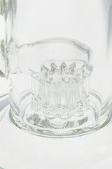 Close-up view of Thick Ass Glass 7.5" Bent Neck Bong featuring a 12-Arm Tree Percolator