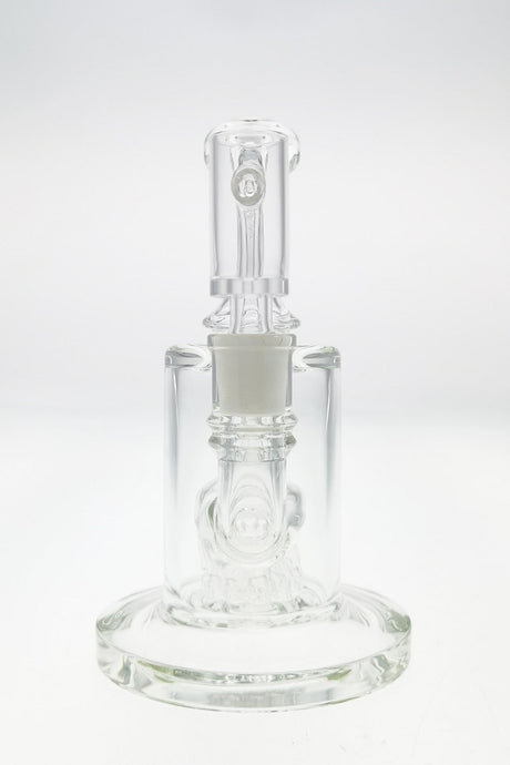 TAG 7.5" Bent Neck Bong with 12-Arm Tree Diffuser and 14MM Female Joint Front View