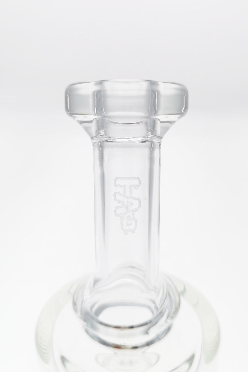 TAG 7.5" Bent Neck Bong with 12-Arm Tree Diffuser, 14MM Female Joint - Close-Up