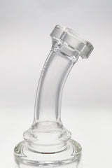 TAG 7.5" Bent Neck Dab Rig with Single Fritted Disc, 50x5MM, 14MM Female Joint - Close-Up