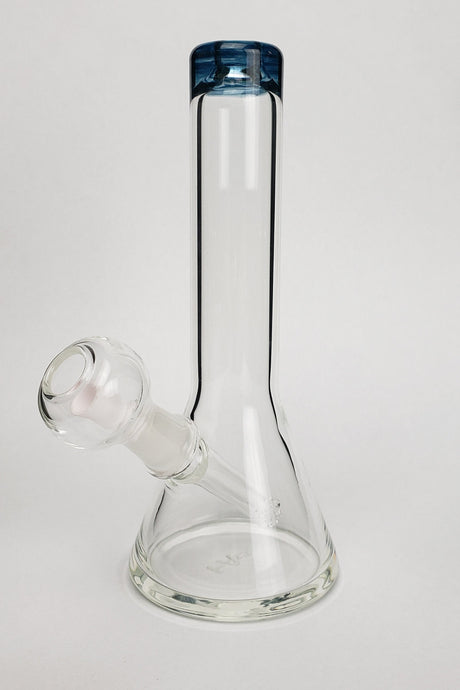 TAG 7.5" Fixed Disk Downstem Beaker by Thick Ass Glass, 32x4MM with 14MM Male Joint, Front View