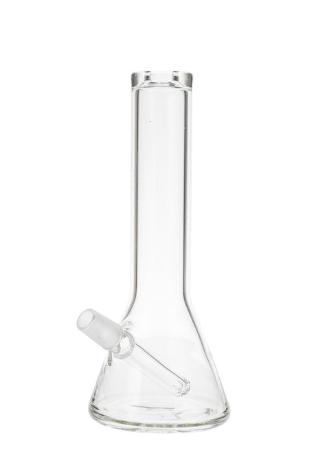 TAG 7.5" Fixed Disk Downstem Beaker by Thick Ass Glass, Clear with 14MM Male Joint