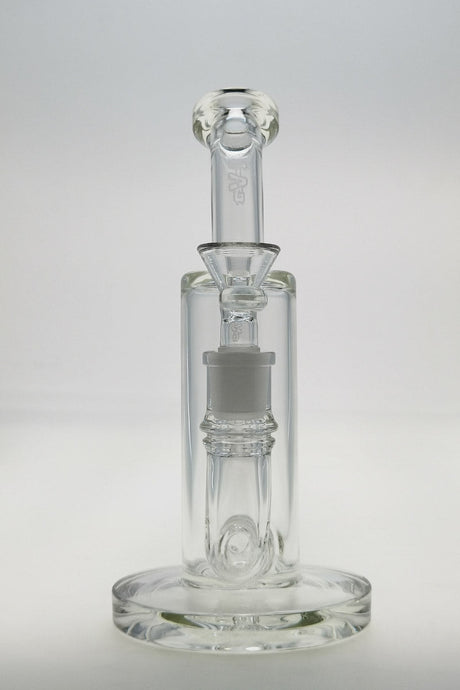 Thick Ass Glass 8" Bent Neck Bong with Inline Diffuser, Clear, 14MM Female Joint