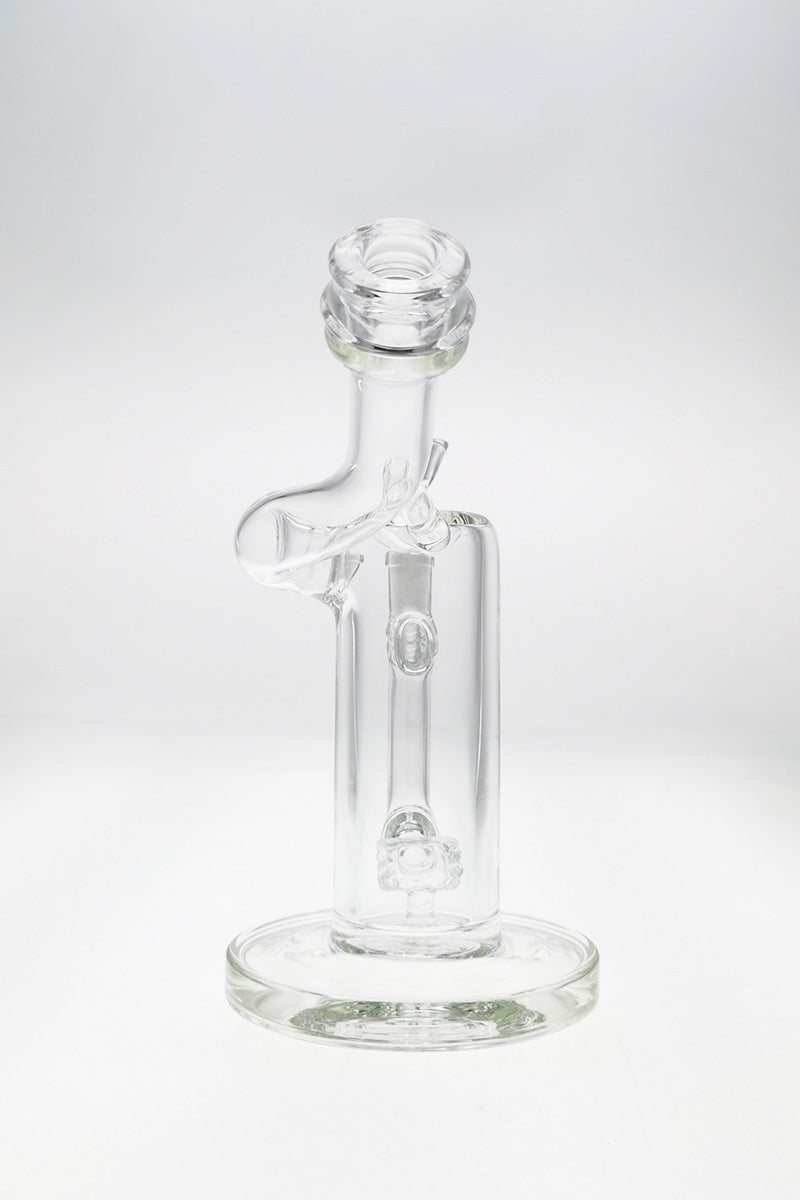 TAG 8" Hammer Head Perc Side Car Dab Rig, 50x7MM with 14MM Female Joint, Front View