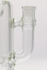 TAG 8" Hammer Head Perc Side Car Dab Rig, 50x7MM with 14MM Female Joint, Close-up Side View