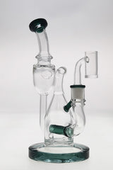 TAG 8" Recycler Dab Rig with Inline Diffuser, 50x5MM, 14MM Female Joint - Front View