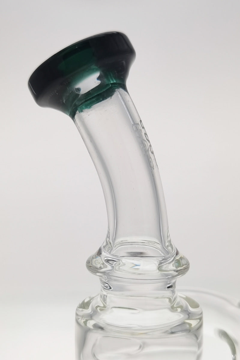 Close-up of TAG 8" Recycler Dab Rig with Inline Diffuser, 14MM Female Joint