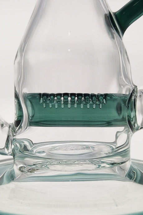 TAG 8" Recycler Dab Rig with Inline Diffuser, 50x5MM, 14MM Female Joint, Close-Up
