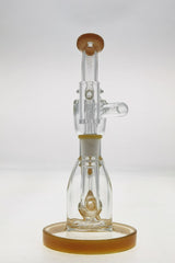 TAG 8" Recycler Dab Rig with Inline Diffuser and 14MM Female Joint - Front View