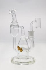 TAG 8" Recycler Dab Rig with Inline Diffuser, 50x5mm, 14MM Female Joint - Front View