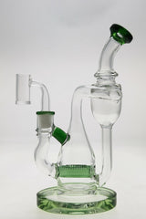 TAG 8" Recycler Dab Rig with Inline Diffuser and 14MM Female Joint - Front View