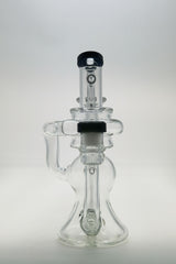 TAG 8" Bent Neck Dab Rig with Stacked Bellow Ball and Super Slit Puck Diffuser, 14MM Female Joint
