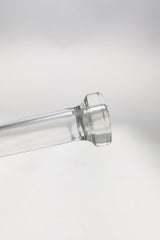 TAG 8" Sherlock Arm J-Hook made of Borosilicate Glass, Female Joint, Close-up Side View