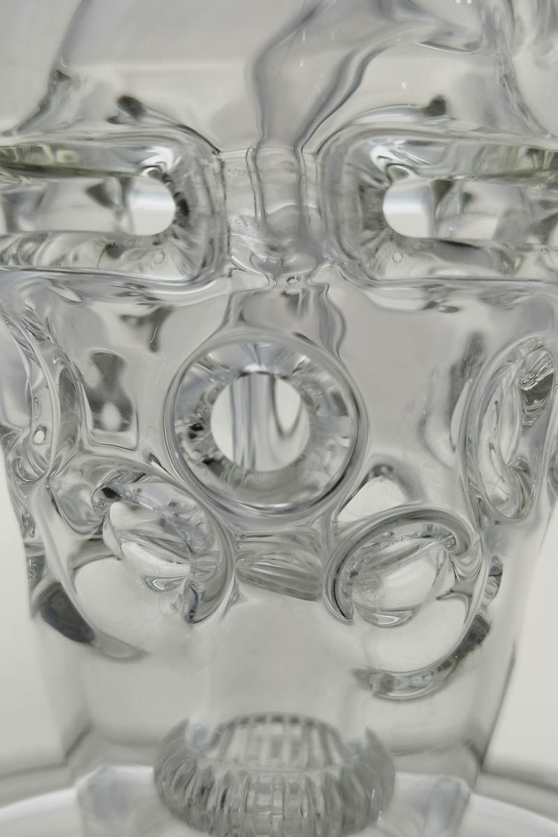 TAG 8" Super Slit Faberge Egg Bong Close-Up, 14MM Female Joint, by Thick Ass Glass