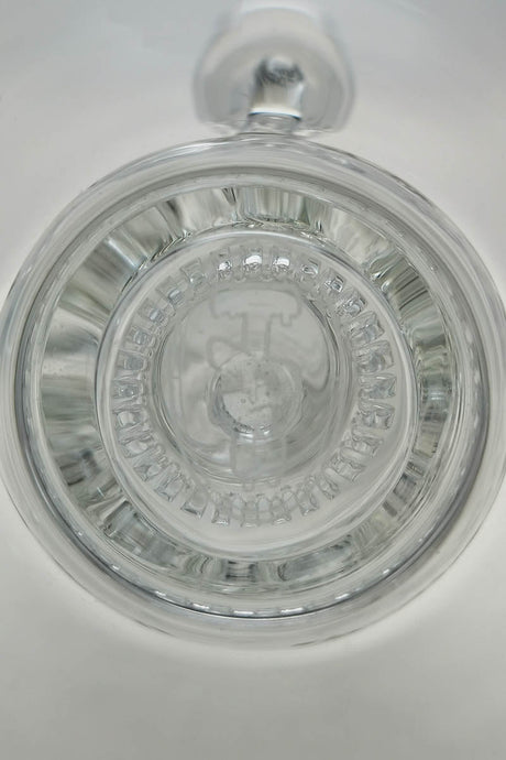 TAG 8" Super Slit Faberge Egg Bong Top View with 14MM Female Joint