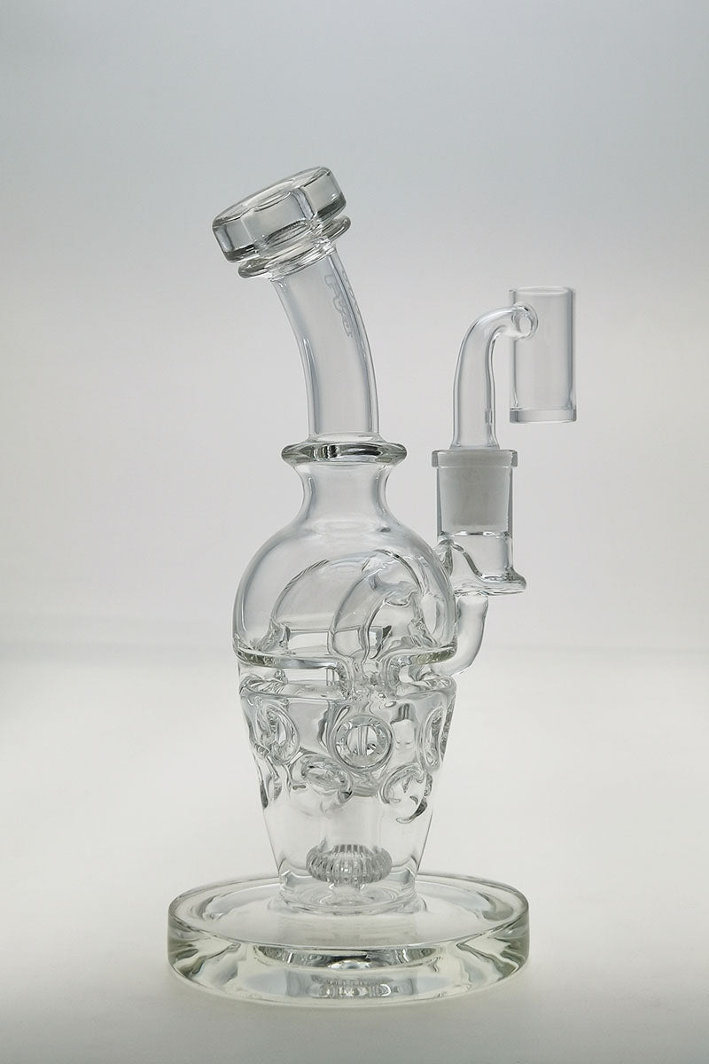 TAG 8" Super Slit Faberge Egg Bong with 14MM Female Joint - Front View