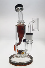 TAG 8" Super Slit Puck Klein Incycler with Showerhead Percolator, 14MM Female Joint