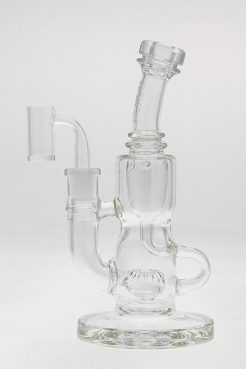 TAG 8" Super Slit Puck Klein Incycler with Showerhead Percolator, 14MM Female Joint, Front View