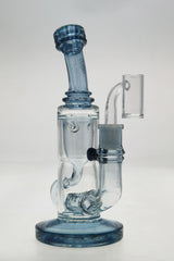 TAG 8" Super Slit Puck Klein Incycler, front view, with showerhead percolator for smooth hits