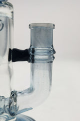 Close-up of TAG 8" Super Slit Puck Klein Incycler showing the 14MM Female joint and clear glass