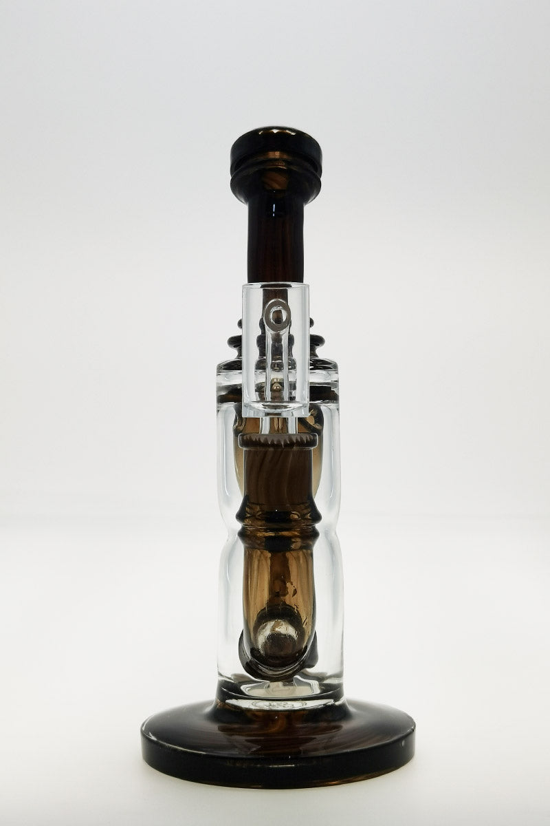 TAG 8" Super Slit Puck Klein Incycler, 44x4MM with Showerhead Percolator, Front View