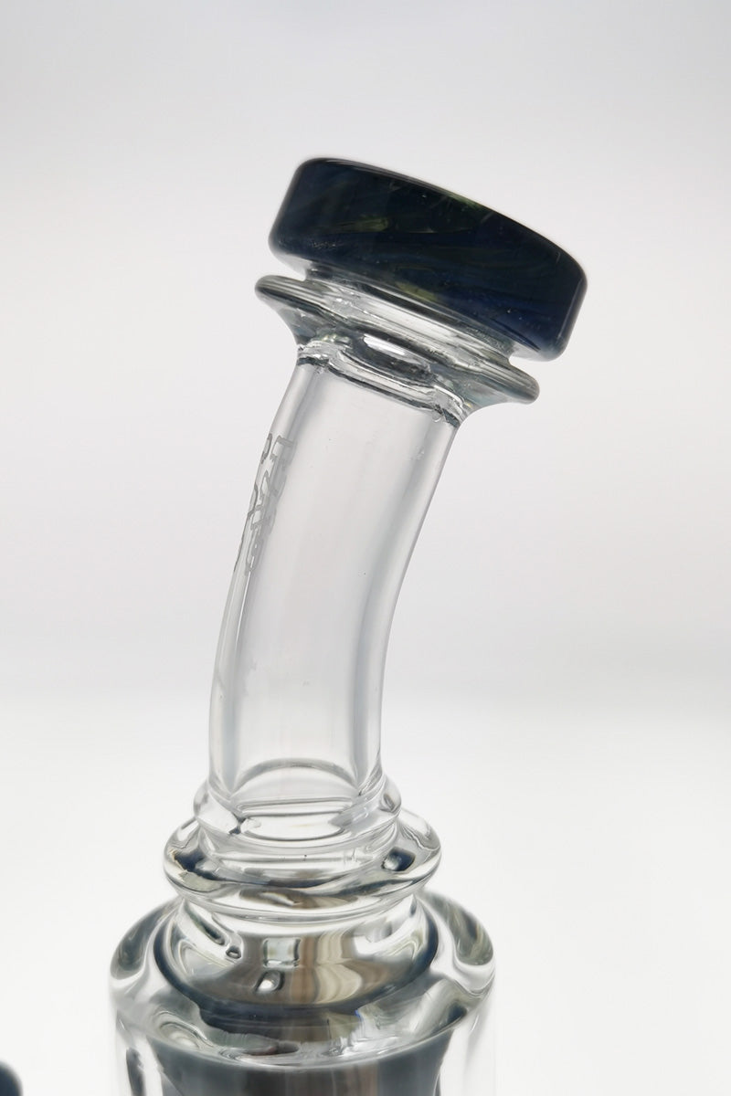 TAG 8" Incycler Dab Rig close-up of 14MM Female joint with thick glass and sleek design