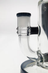 TAG 8" Super Slit Puck Klein Incycler close-up, showcasing 14MM Female joint and clear glass design