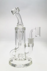 TAG 8" Super Slit Puck Klein Incycler with Showerhead Percolator and Quartz Banger, Front View