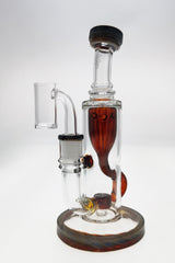 TAG 8" Super Slit Puck Klein Incycler with Showerhead Percolator, 14MM Female Joint, Front View