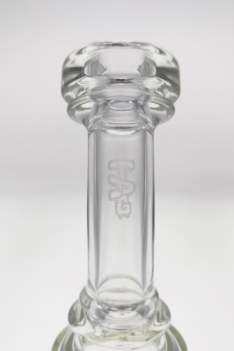TAG 8" Super Slit Puck Klein Incycler with Showerhead Percolator and Thick Glass