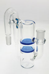 TAG 8.25" Tie Dye Double Honeycomb Ash Catcher, 50x5MM, Side View on White