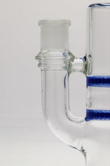 TAG 8.25" Double Honeycomb Ash Catcher, 50x5MM, with Tie Dye accents, side view on white background