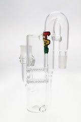 TAG Double Honeycomb Ash Catcher with Tie Dye Logo, 18MM Male to Female, Side View
