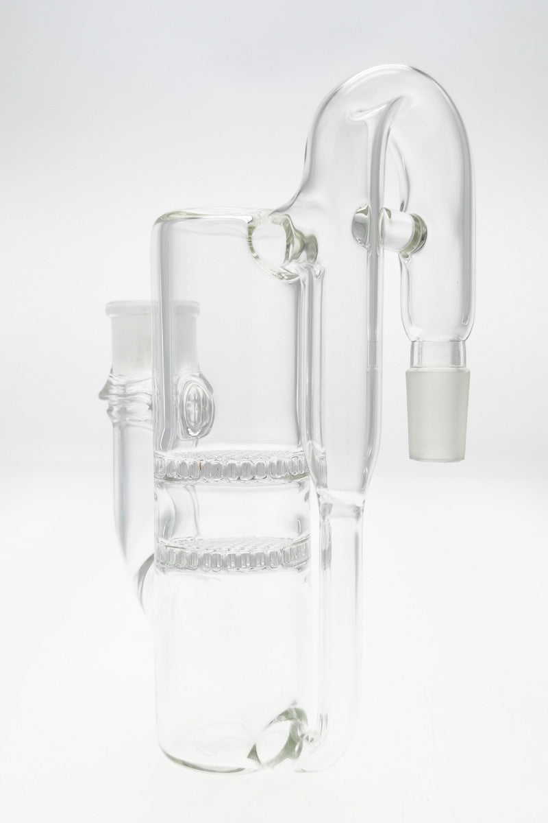 TAG 8.25" Double Honeycomb Ash Catcher, 50x5MM with Recycling, 18MM Male to Female
