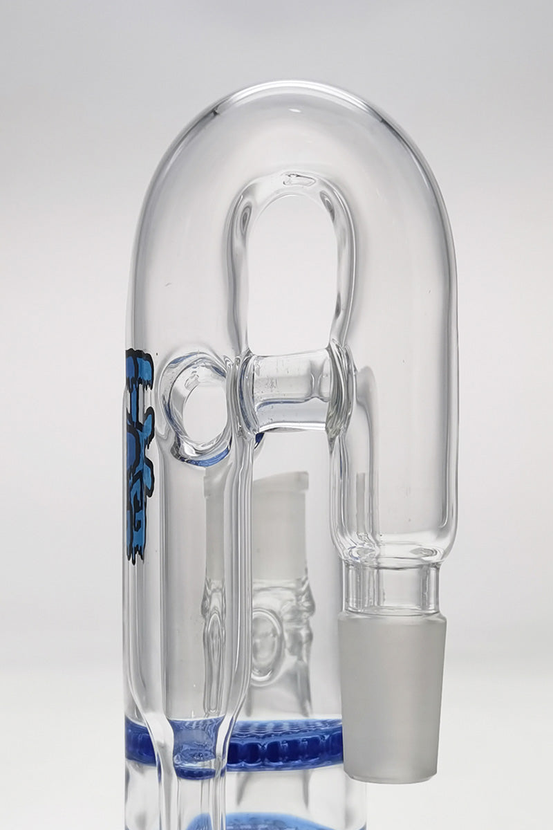 TAG 8.25" Double Honeycomb Ash Catcher, Tie Dye, 18MM Male to Female, Side View