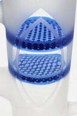 TAG 8.25" Double Honeycomb Ash Catcher in Tie Dye, 18MM Male to Female, Close-Up