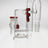 TAG 8.25" Double Honeycomb Ash Catcher with Red Accents - 18MM Male to Female