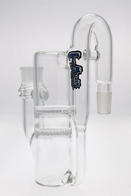 TAG 8.25" Double Honeycomb Ash Catcher, Tie Dye Label, Side View on White Background